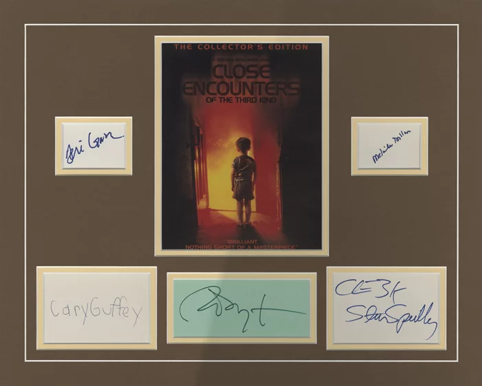Close Encounters of The Third Kind autograph