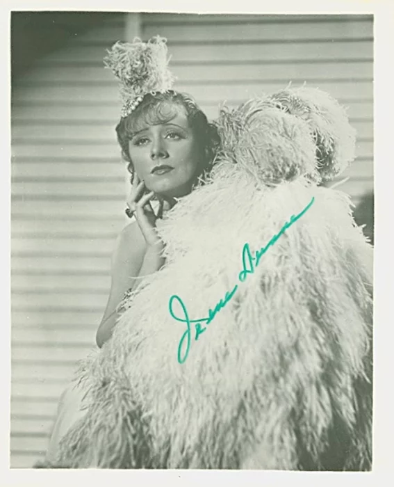 Irene Dunne autograph