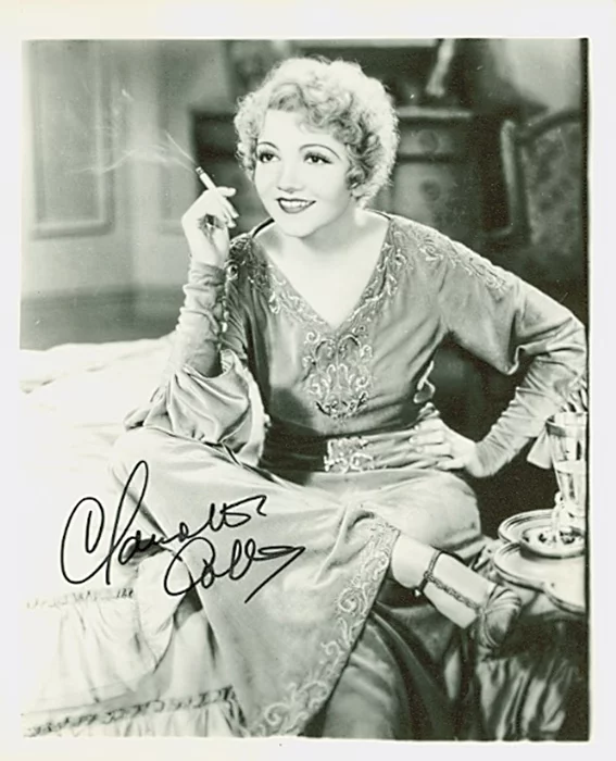 Claudette Colbert autograph