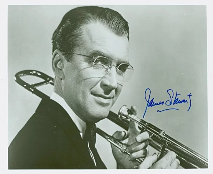 James Stewart autograph