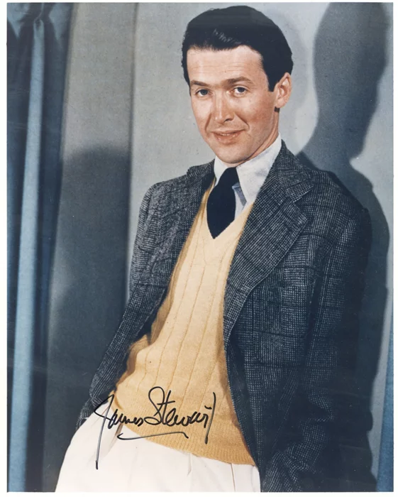 James Stewart autograph
