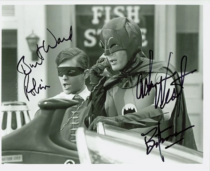 Batman autograph