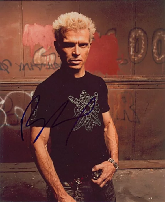 Billy Idol autograph
