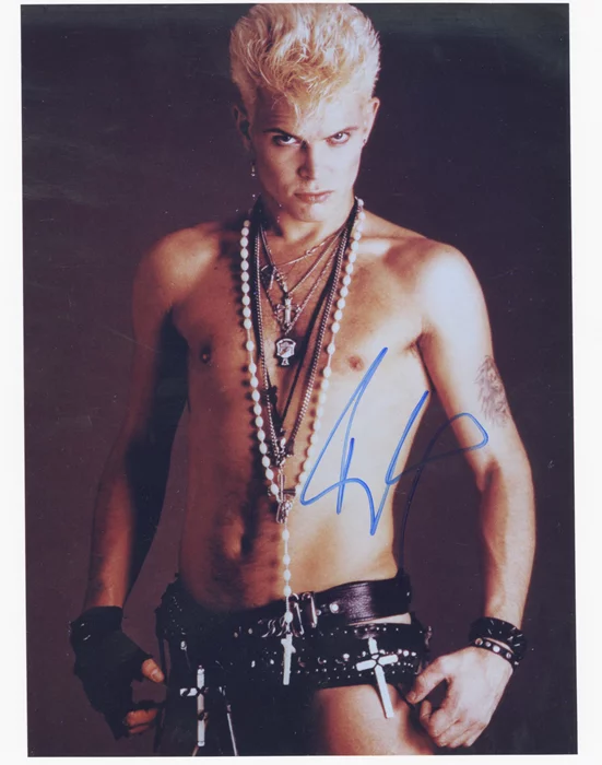 Billy Idol autograph