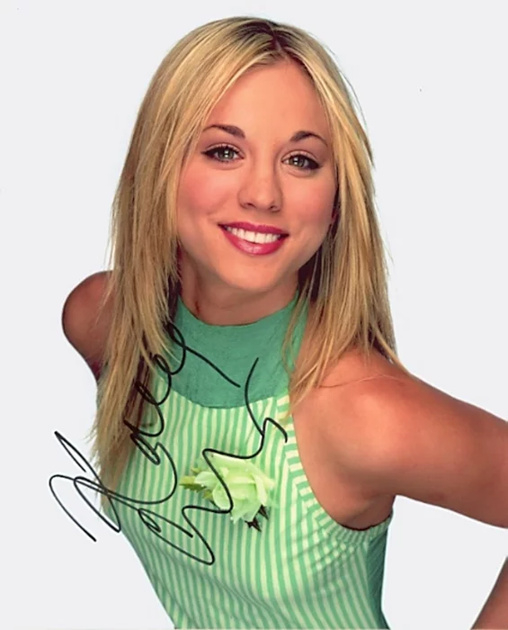 Kaley Cuoco autograph