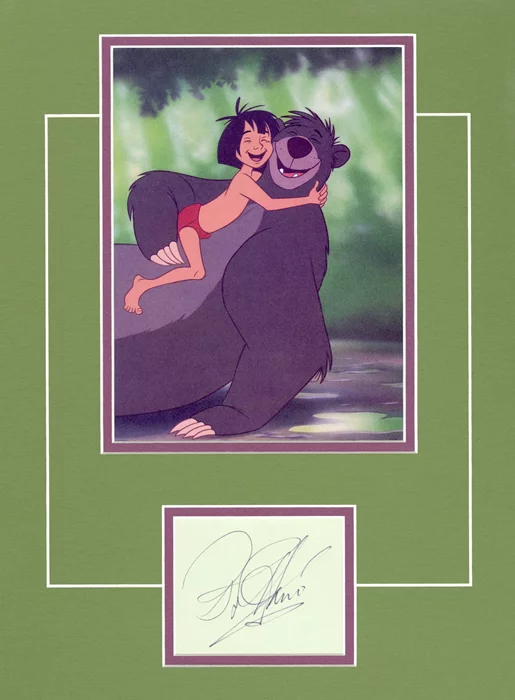 Baloo Bear autograph