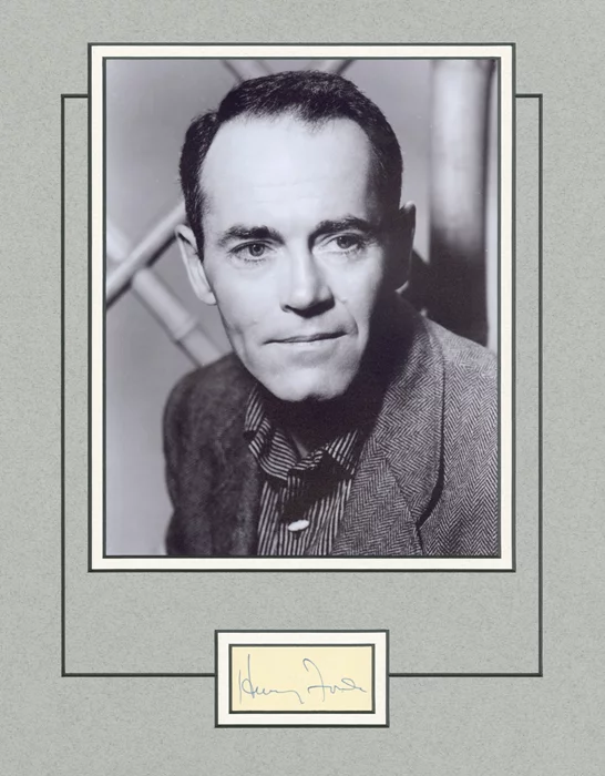 Henry Fonda autograph