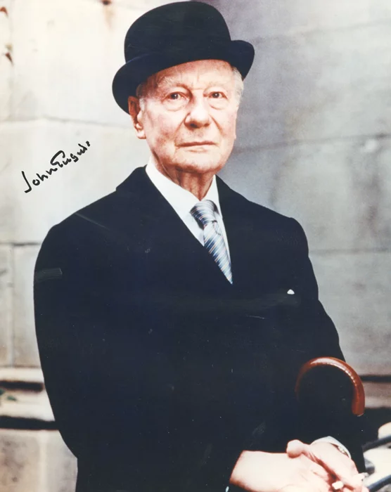 John Gielgud autograph