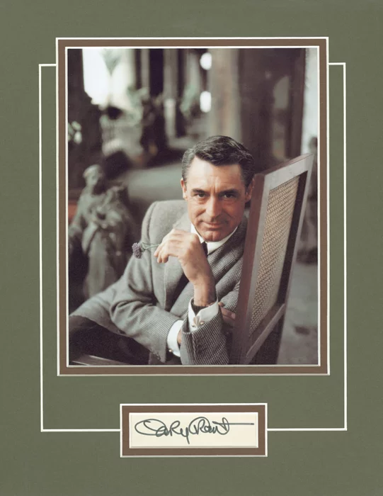 Cary Grant autograph