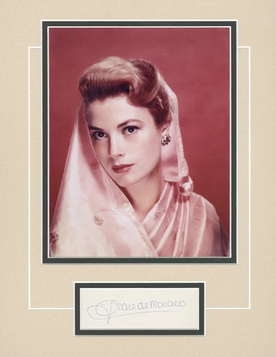 Grace Kelly autograph