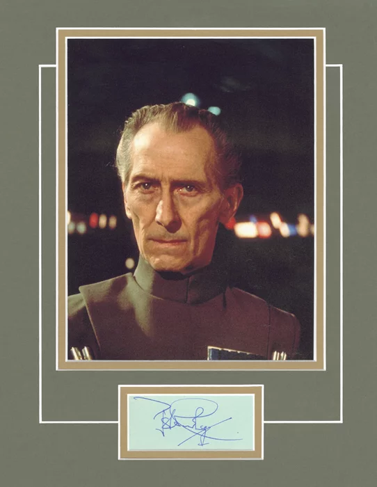 Peter Cushing autograph