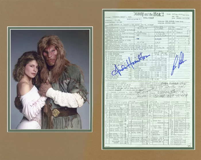 Beauty and the Beast autograph