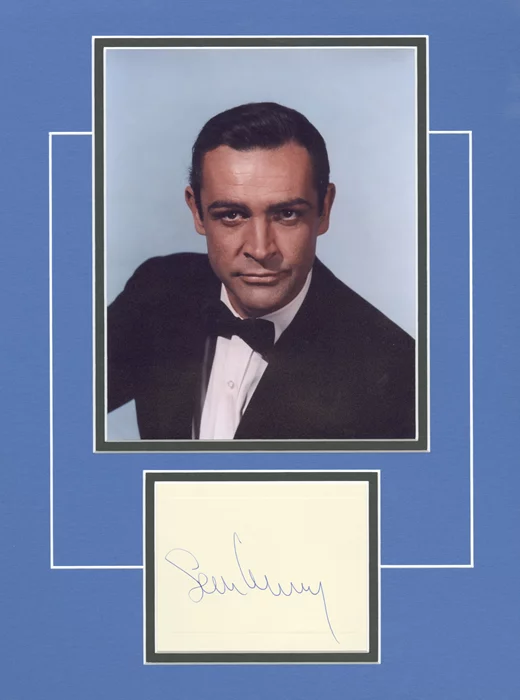 Sean Connery autograph