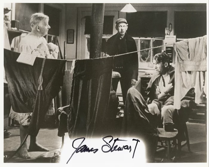 James Stewart autograph
