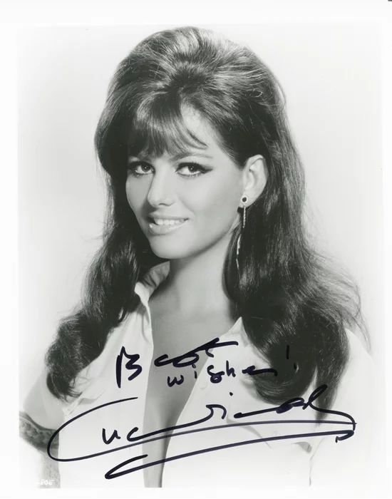 Claudia Cardinale autograph