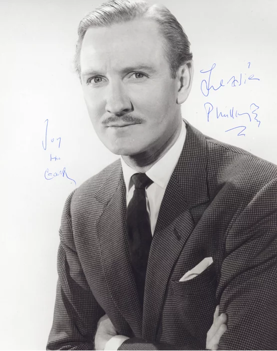 Leslie Phillips autograph