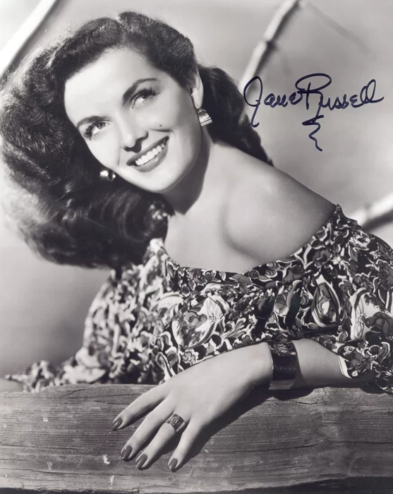 Jane Russell autograph