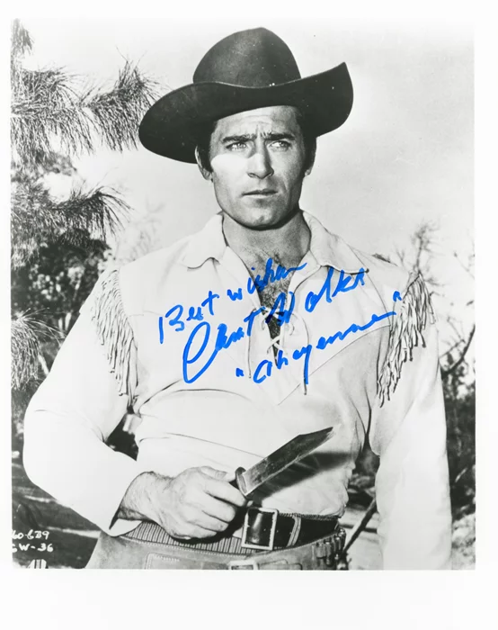 Clint Walker autograph