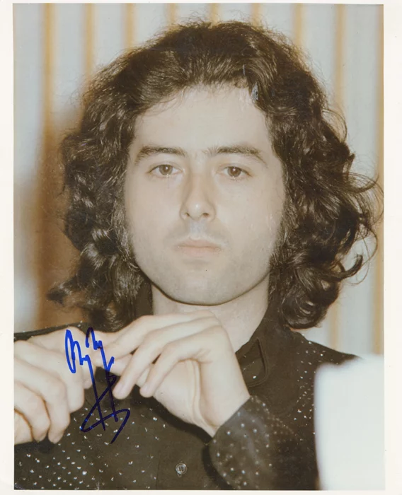 Jimmy Page autograph