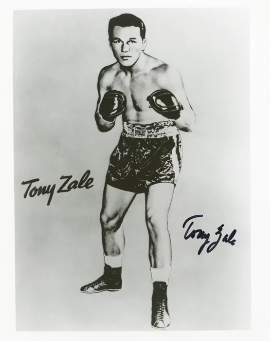 Tony Zale autograph