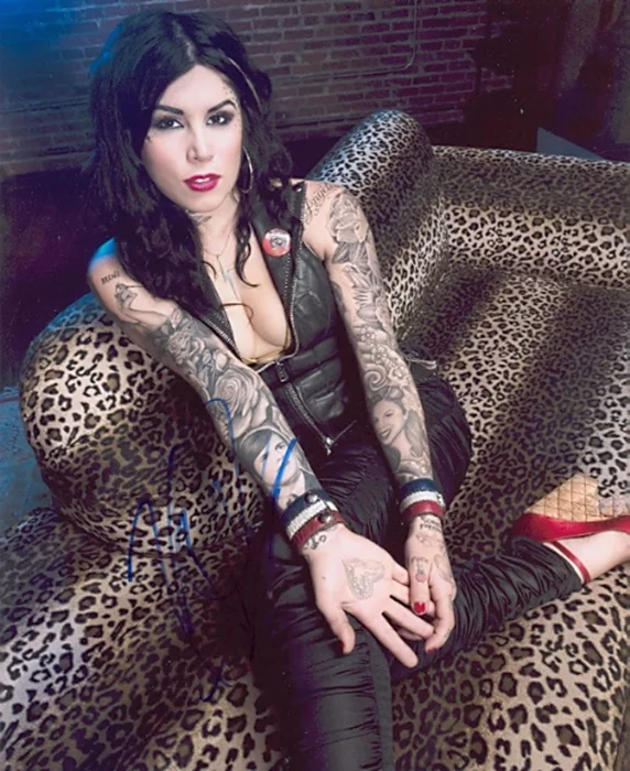 Kat von D autograph