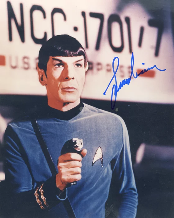 Leonard Nimoy autograph