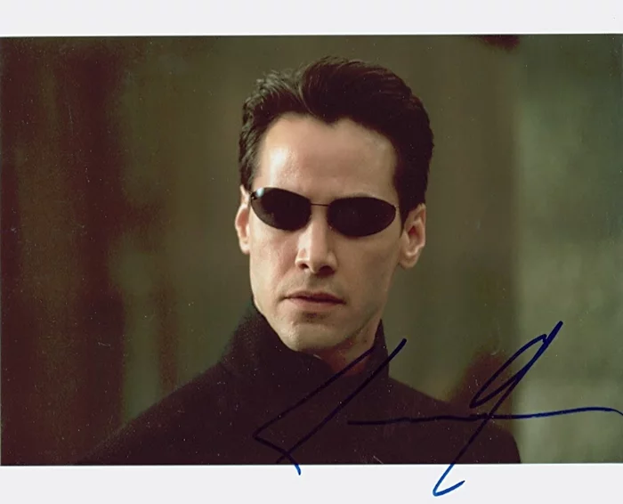 Keanu Reeves autograph