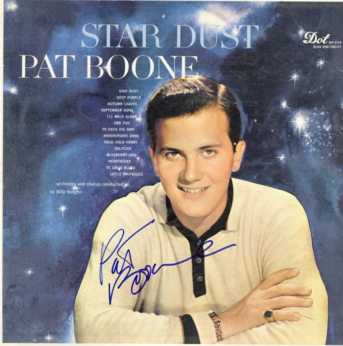 Pat Boone autograph