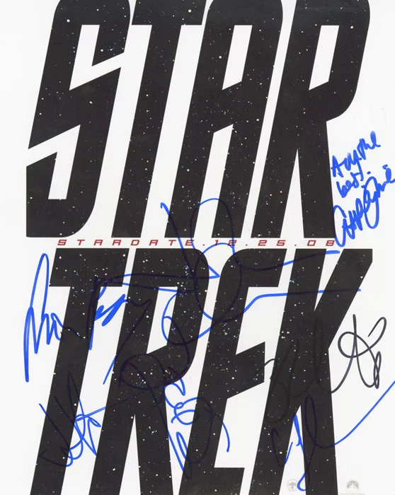 Star Trek autograph