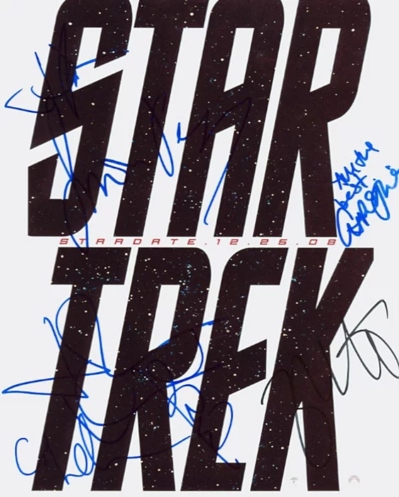Star Trek autograph