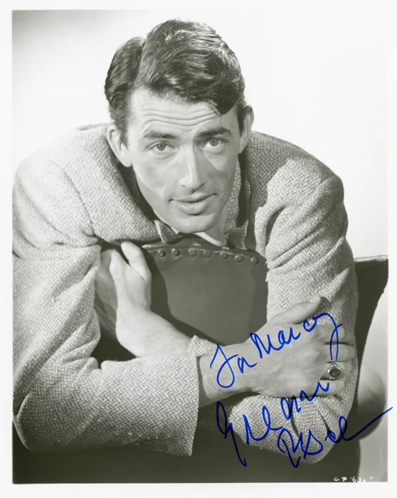 Gregory Peck autograph