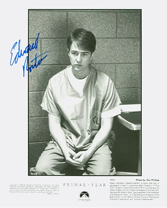 Edward Norton autograph