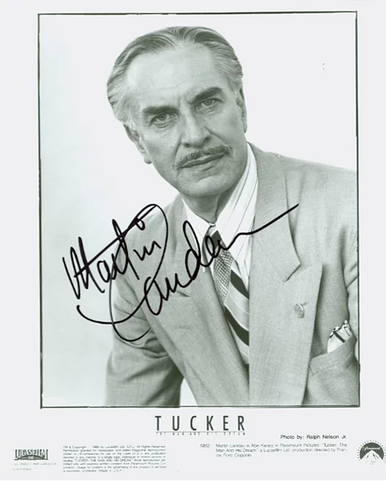 Martin Landau autograph
