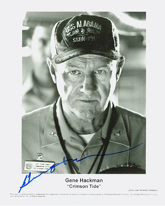 Gene Hackman autograph