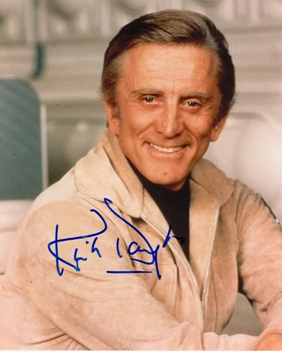 Kirk Douglas autograph