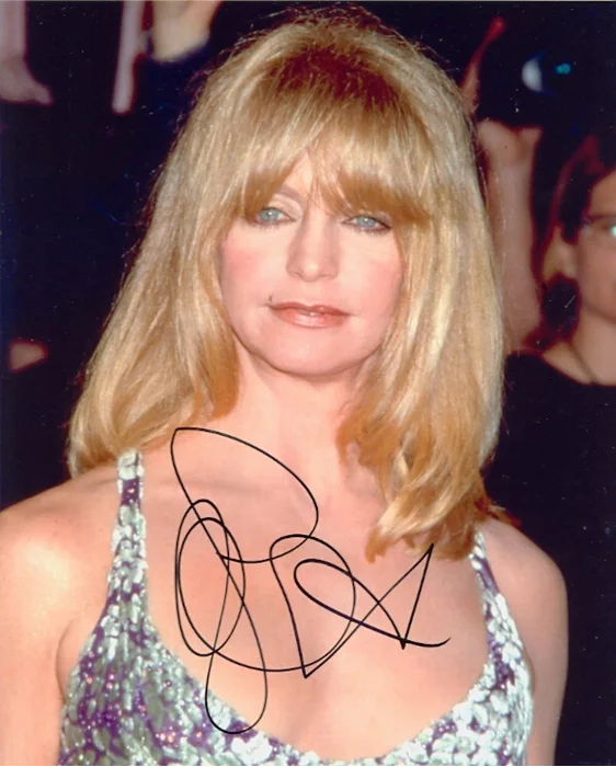 Goldie Hawn autograph