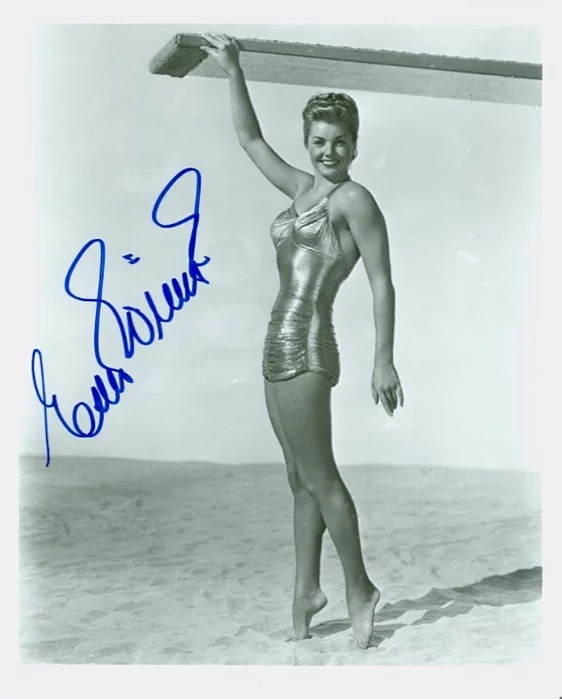 Esther Williams autograph