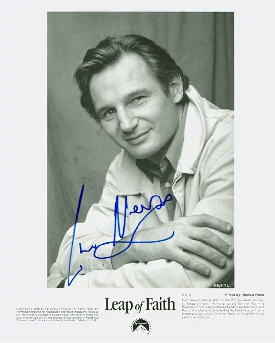 Liam Neeson autograph