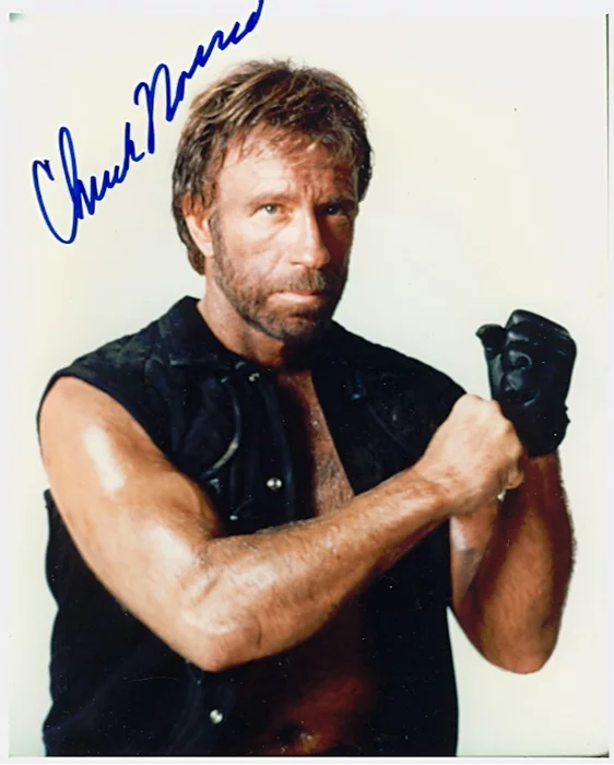 Chuck Norris autograph