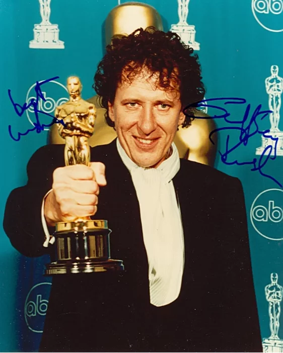 Geoffrey Rush autograph