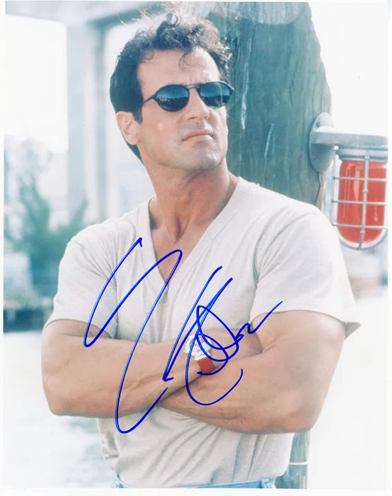 Sylvester Stallone autograph