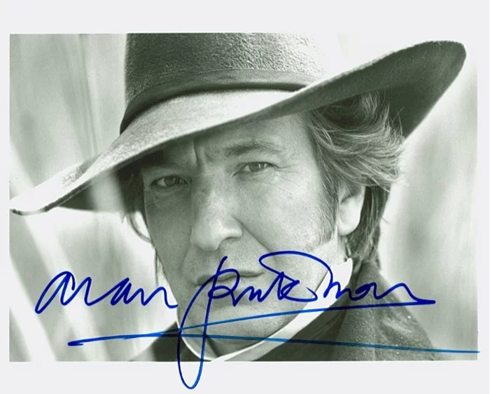 Alan Rickman autograph