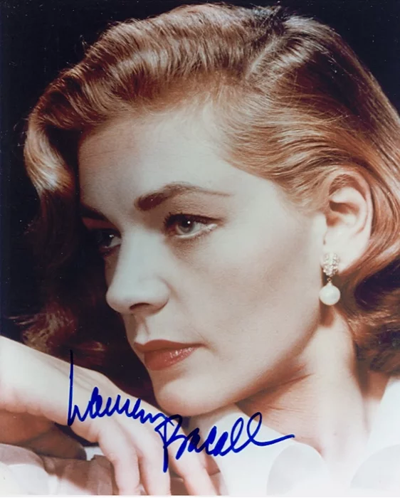 Lauren Bacall autograph