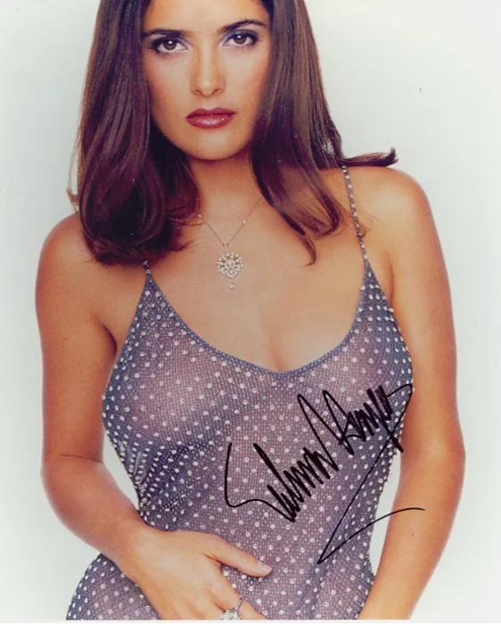 Salma Hayek autograph