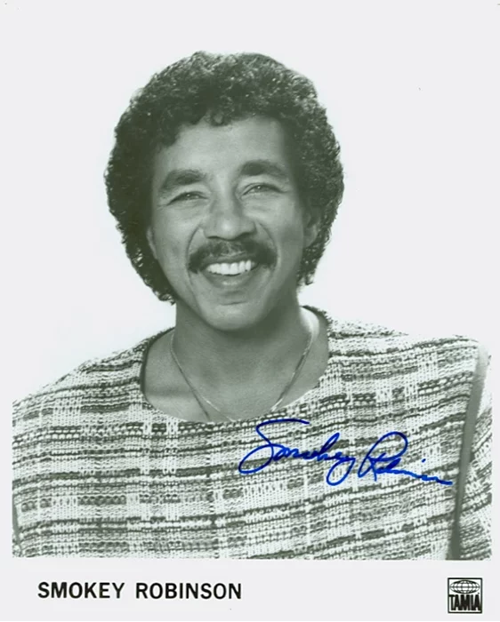 Smokey Robinson autograph
