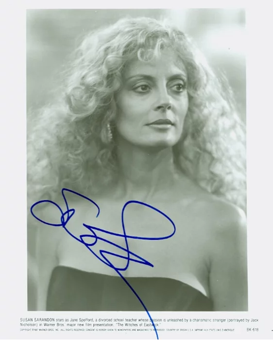 Susan Sarandon autograph