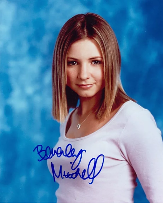 Beverley Mitchell autograph