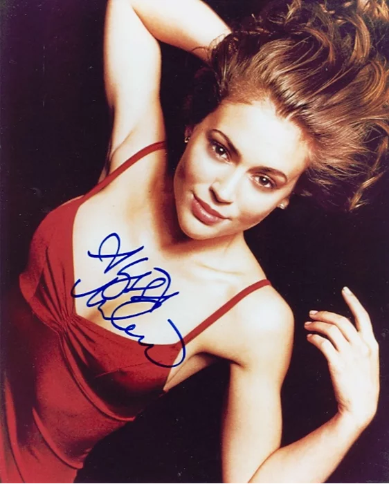 Alyssa Milano autograph
