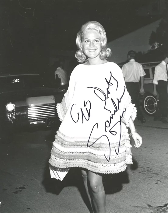 Sandra Dee autograph