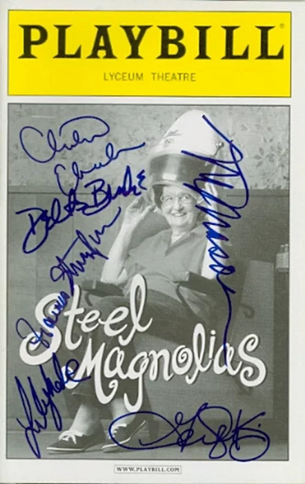 Steel Magnolias autograph